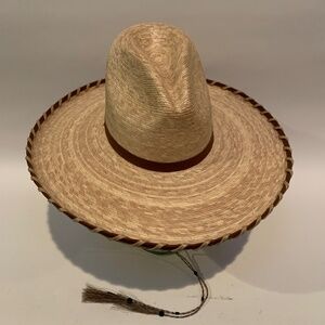 Atwood Cowboy Western Hat La Ranchera Hat Size 7 Horse Hair Tassel Chin Strap